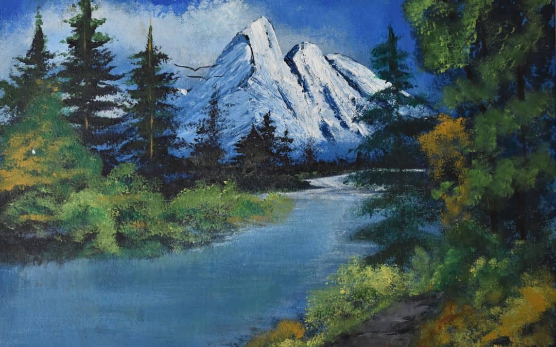 A Bob Ross Painting