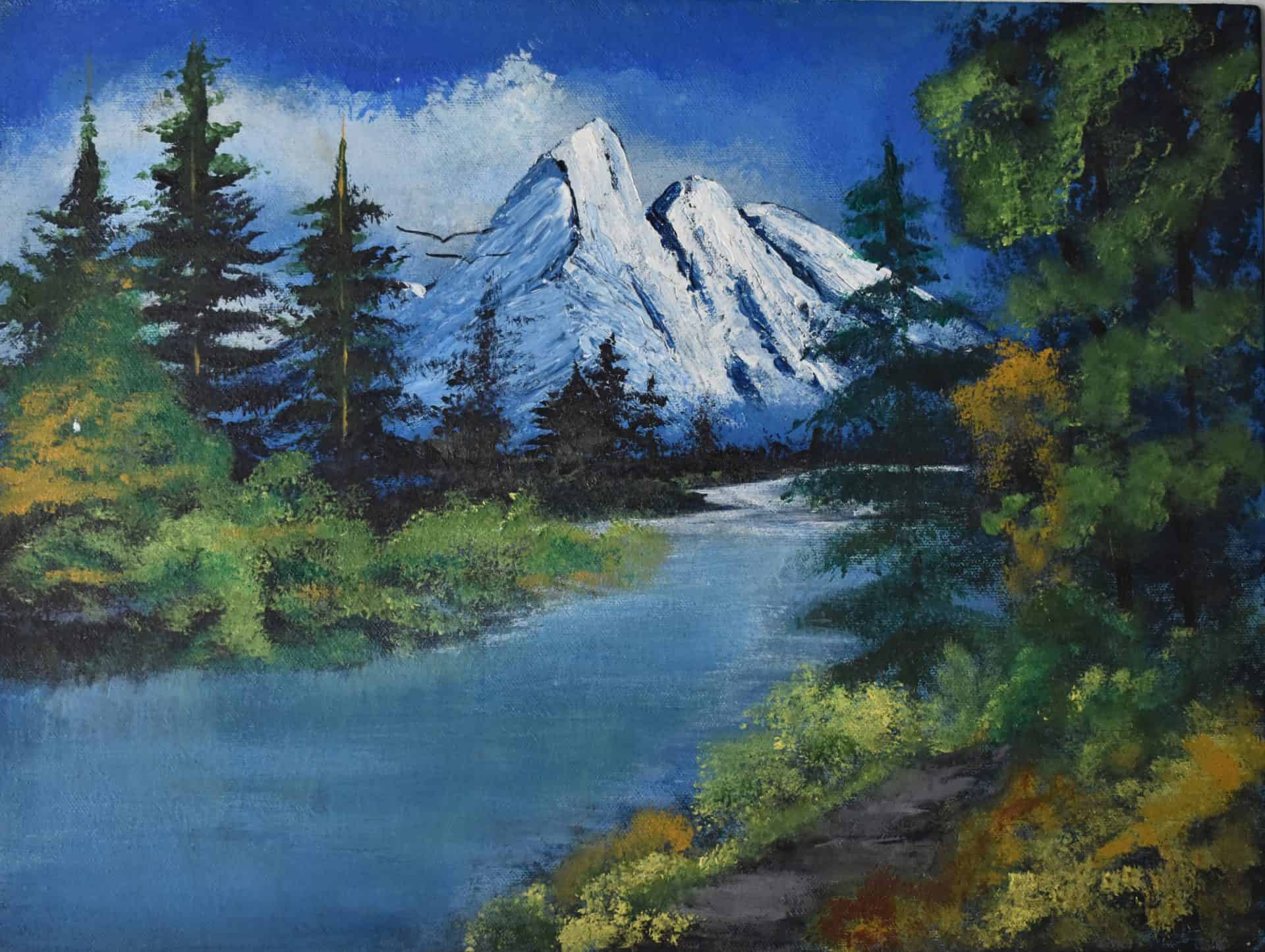 A Bob Ross Painting